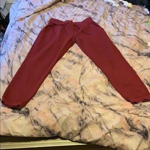 Burgundy Sweatpants